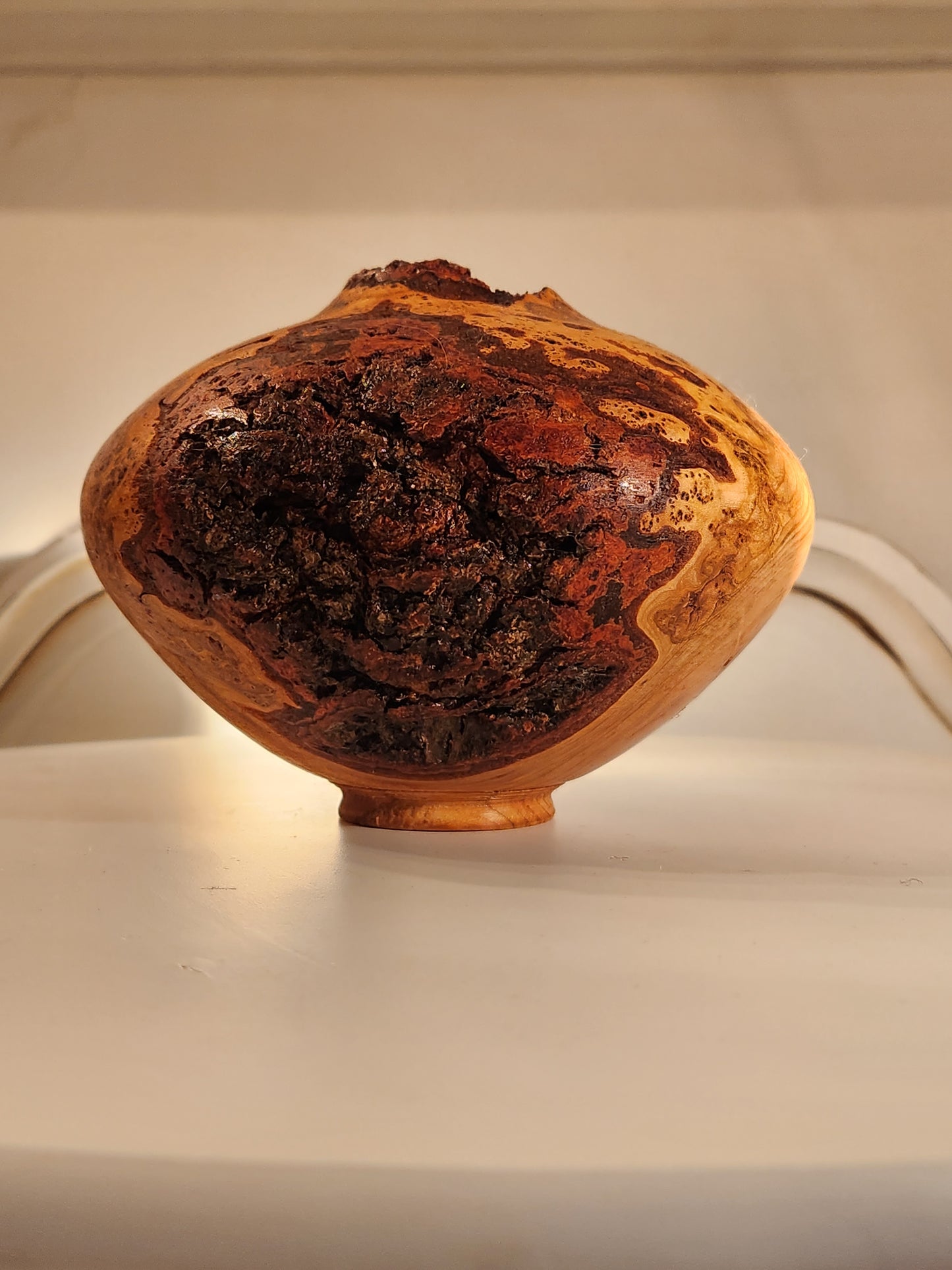 Cherry Burl Vase - Decor