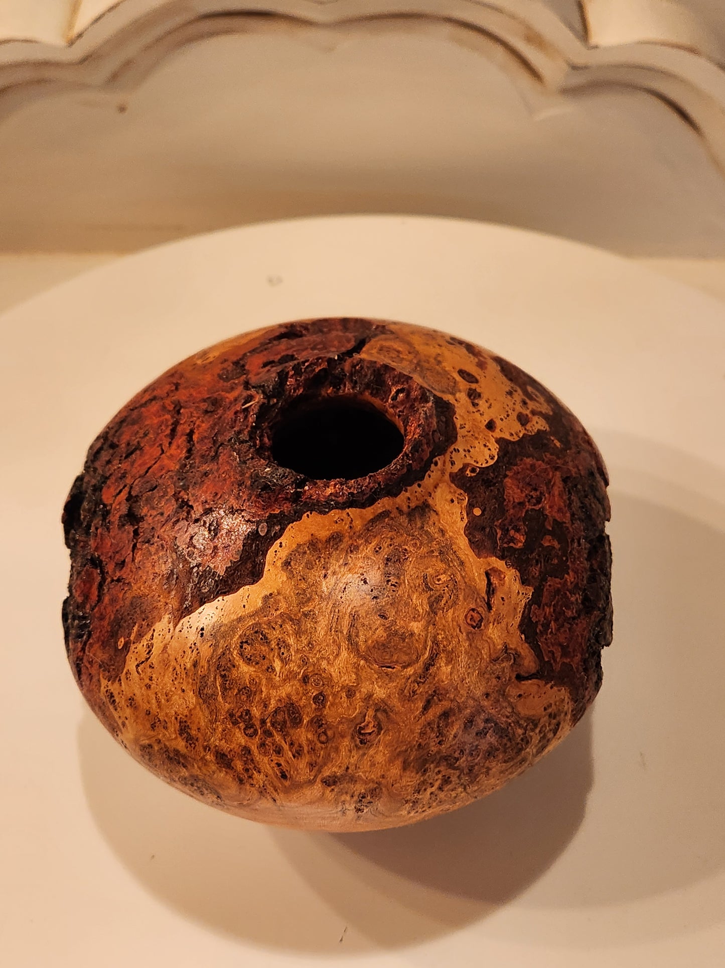 Cherry Burl Vase - Decor