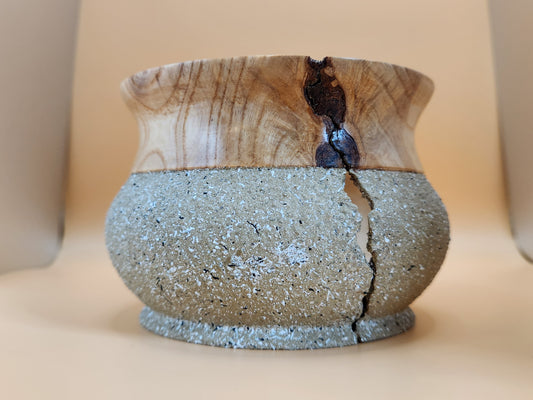 Broken Stone Pot - Decor