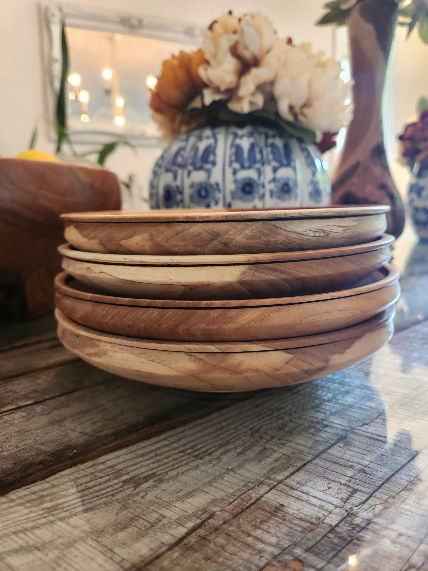 Plates in Classic American Hickory - Functional