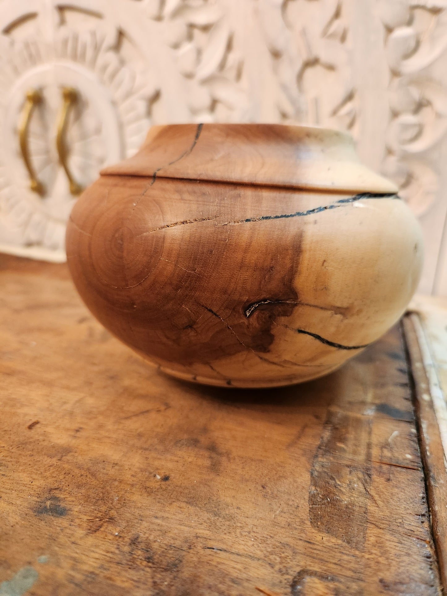 Ironwood vase/hollow form - Decor