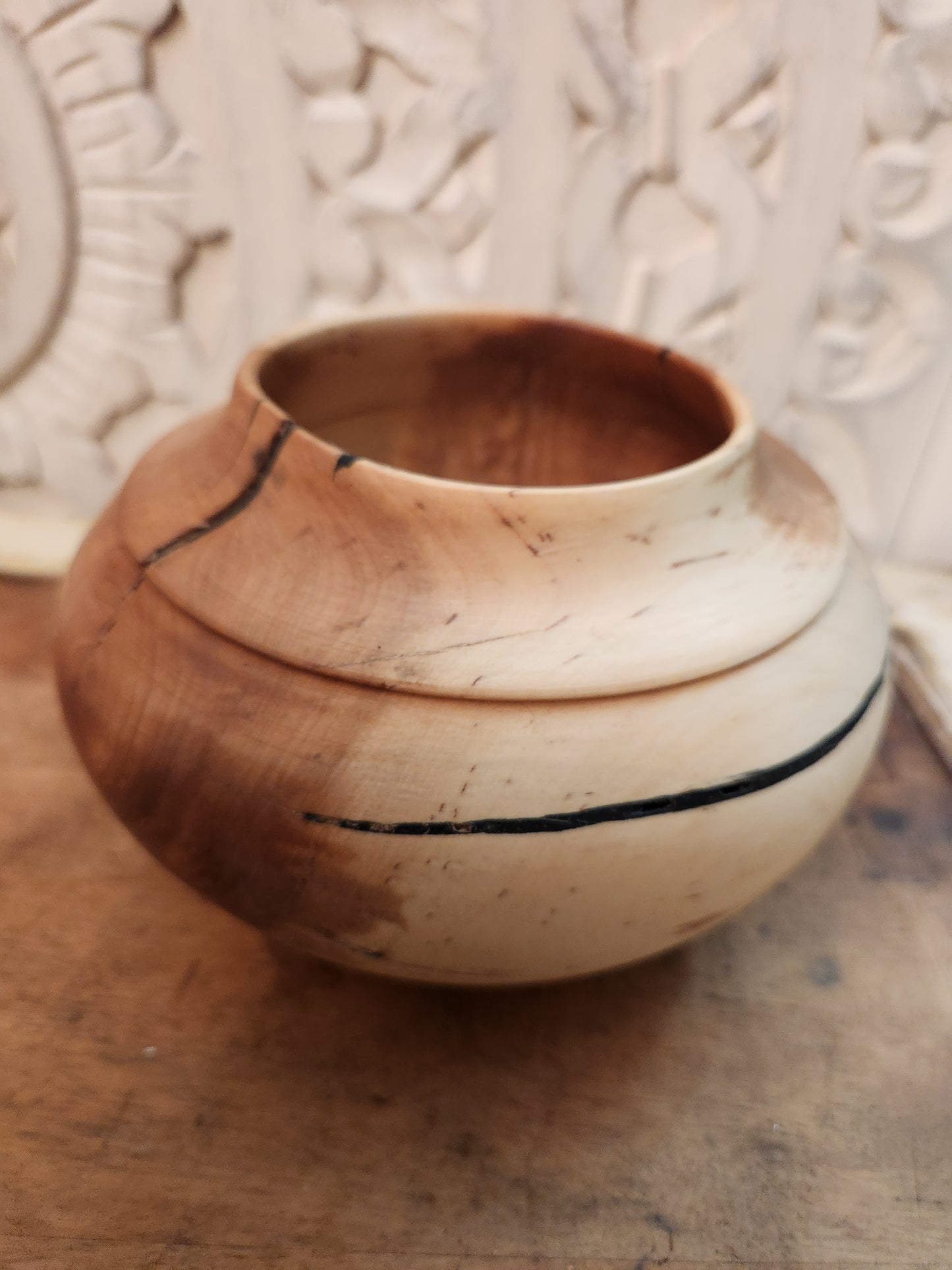 Ironwood vase/hollow form - Decor