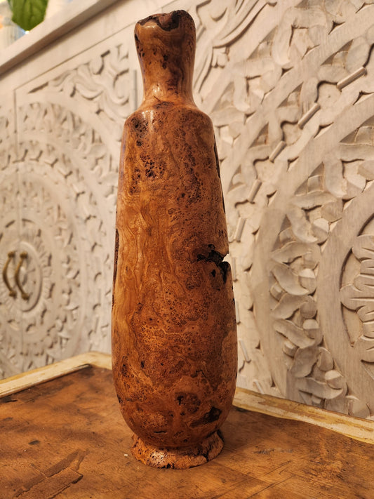 Cherry Burl Vase - Decor