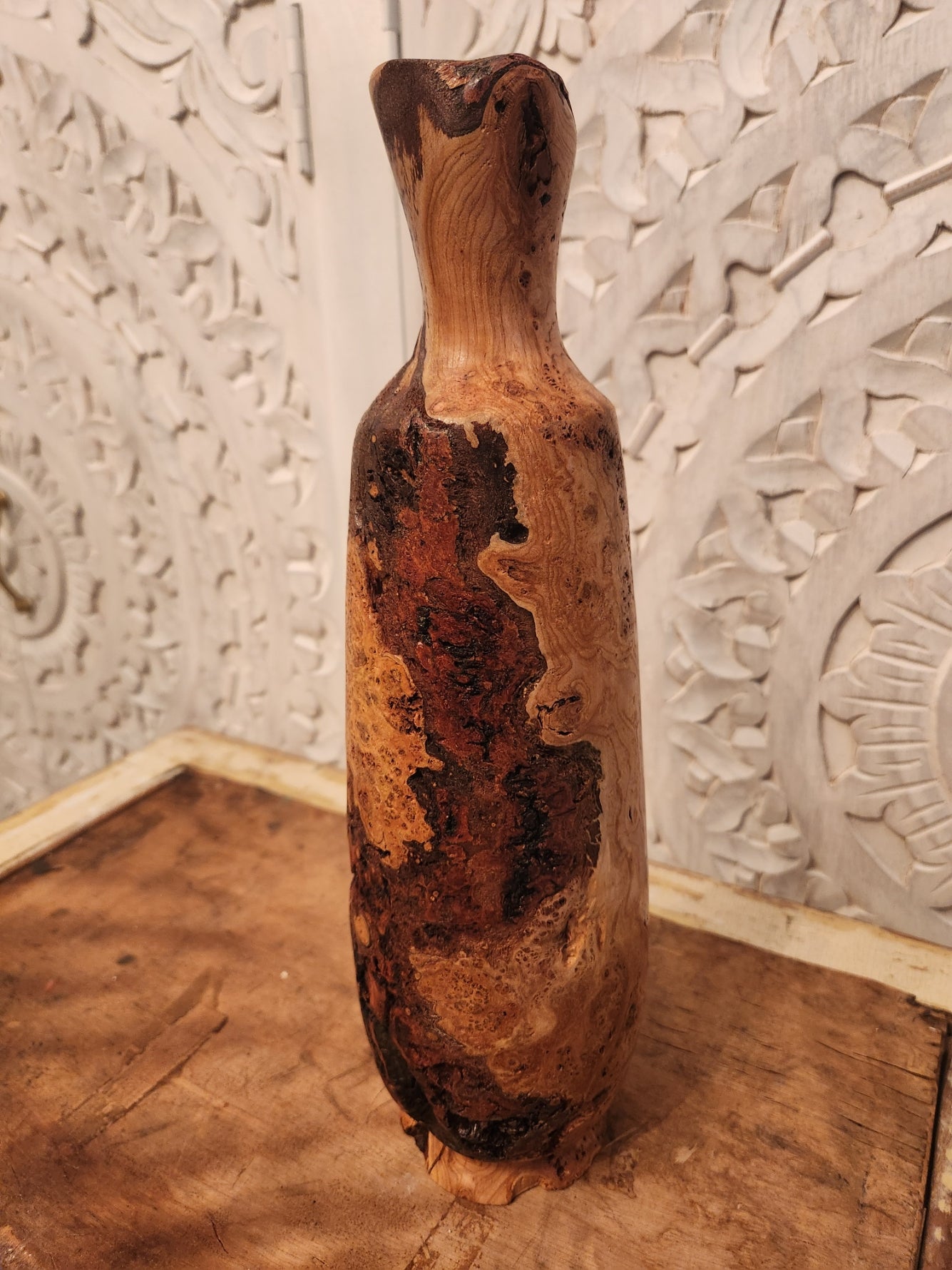 Cherry Burl Vase - Decor